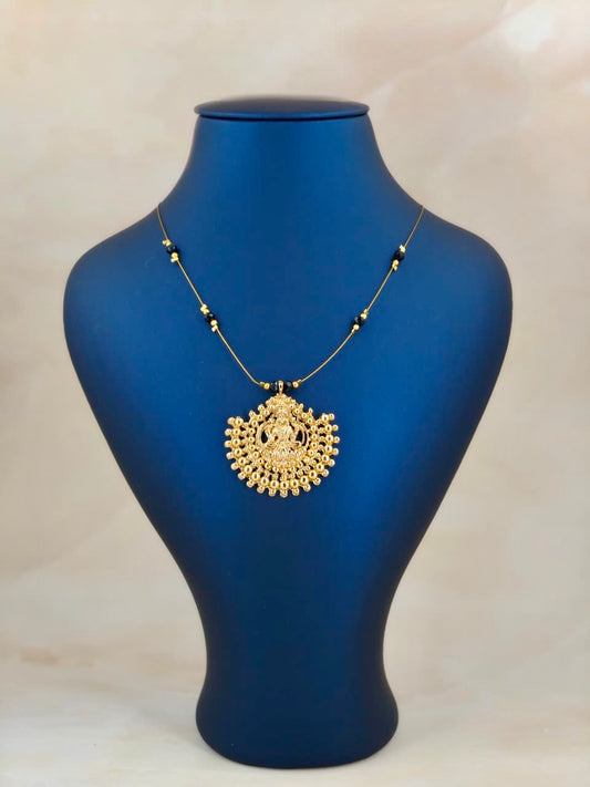 Lakshmi Pendant Invisible Necklace