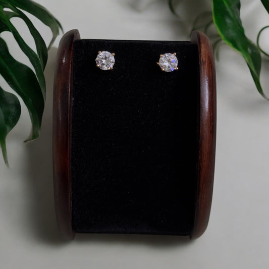 Single Stone Stud (round-small)