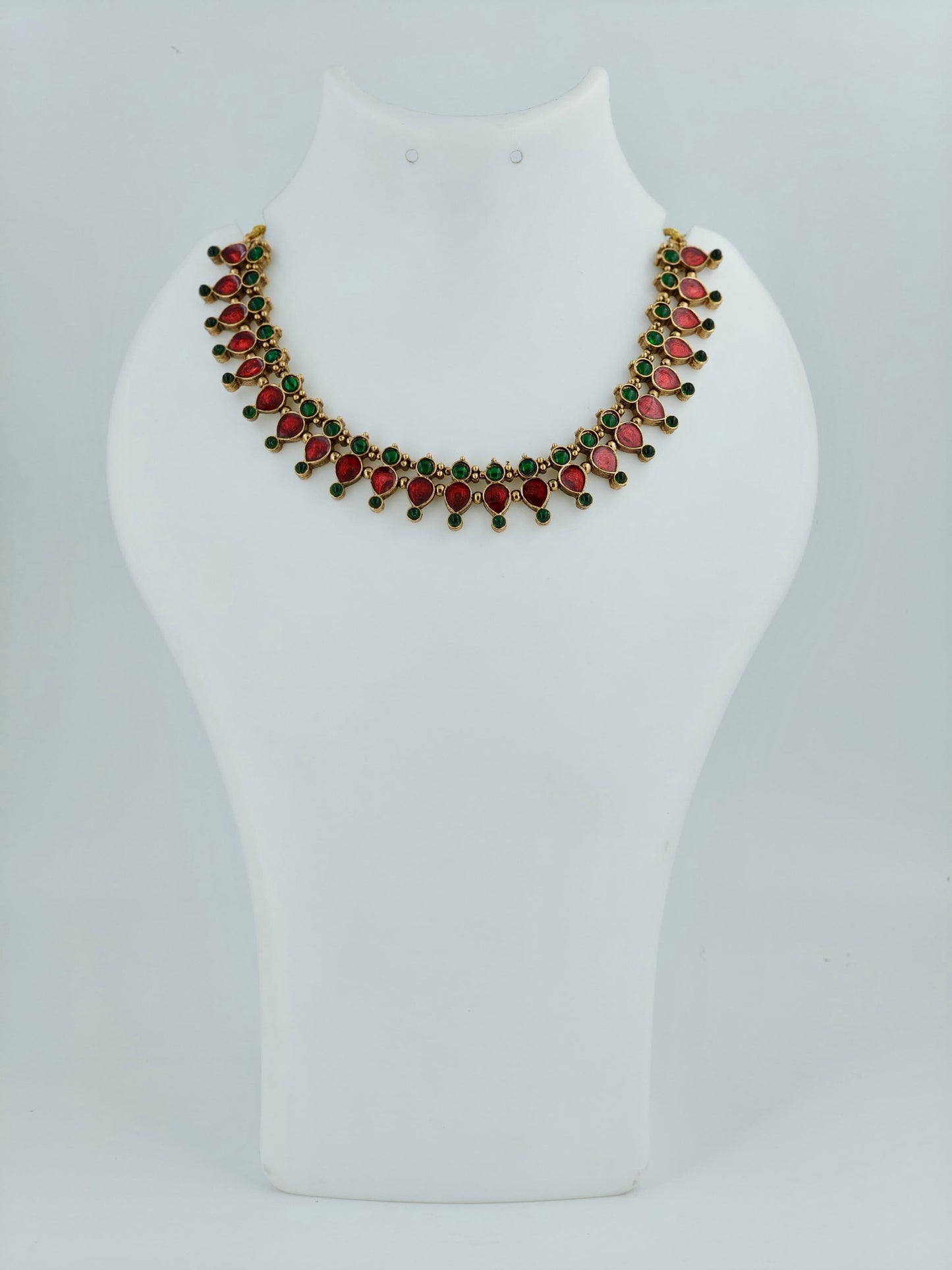 Beautiful Necklace Red & Green