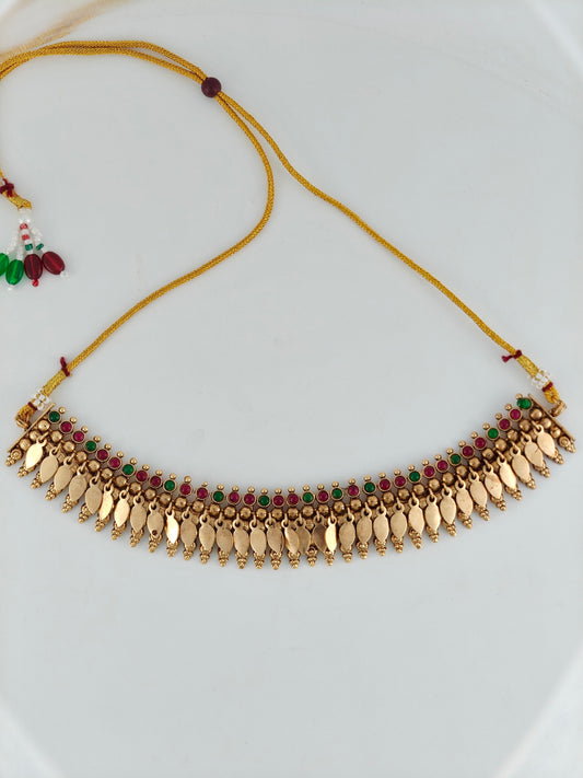 Elakkathali with red and green stone mix