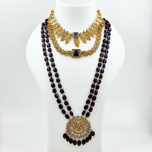 Victorian Beaded Haaram Bridal Set