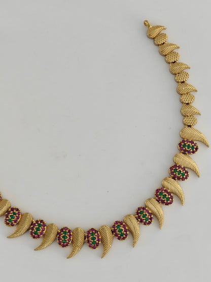Mehandi Antique Necklace