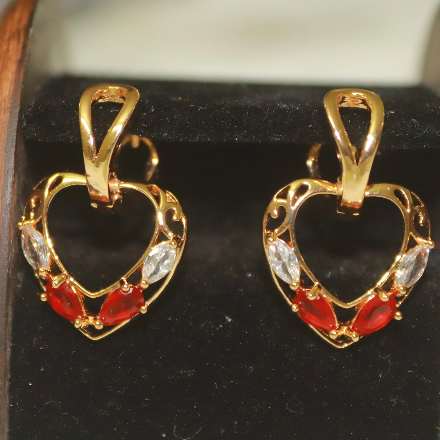 Heart Design Earrings
