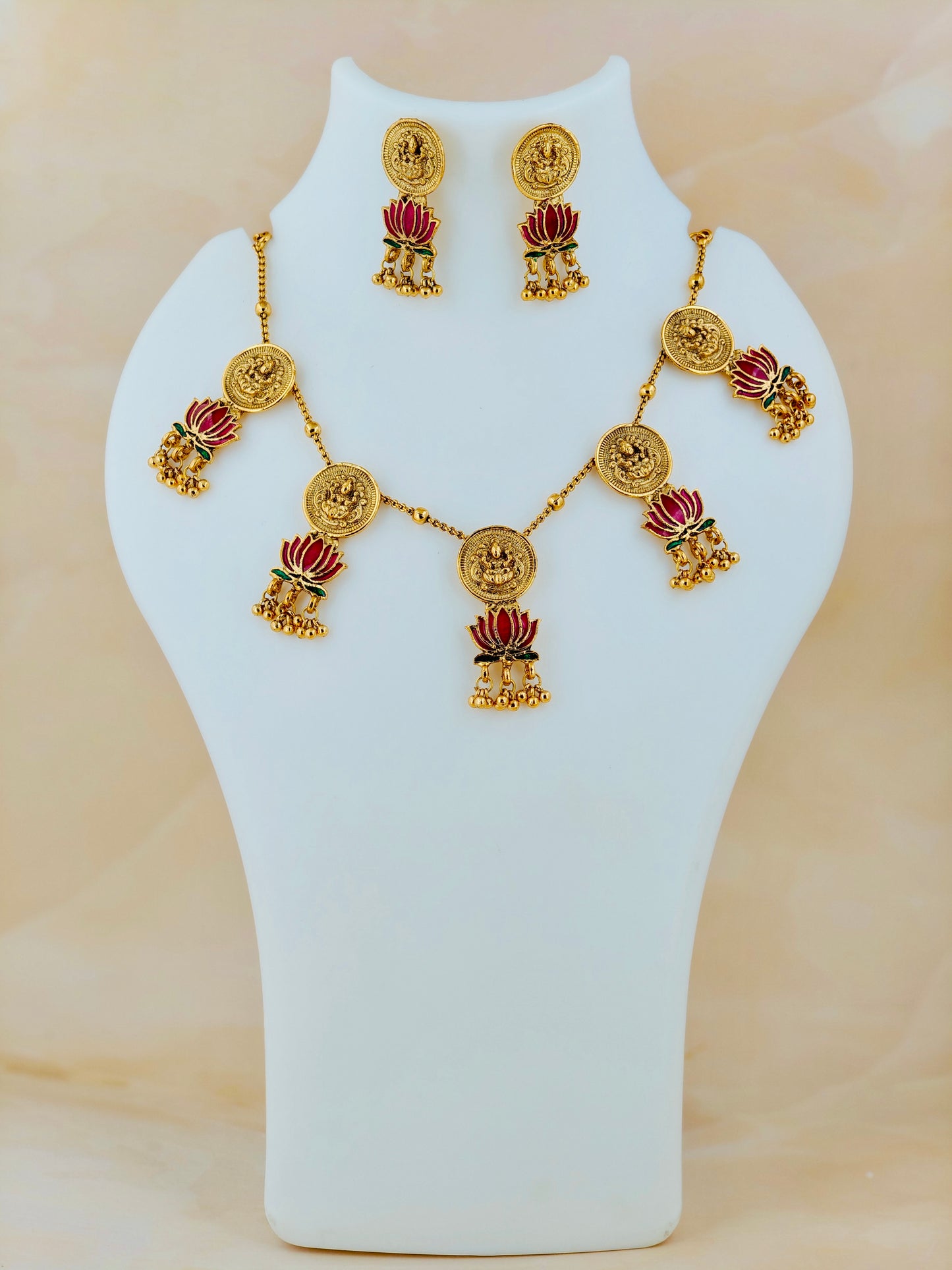 Trending Lotus Coin Necklace