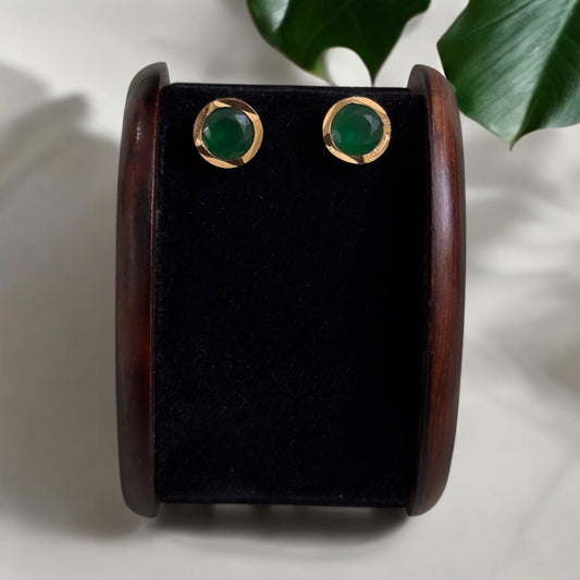 Single Stone Studs (round)