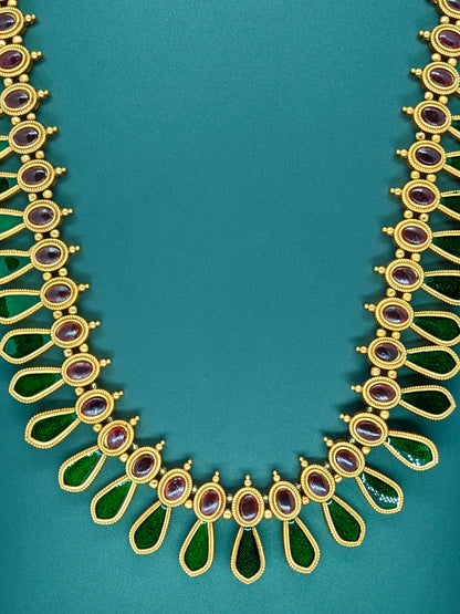 Antique Nagapada haaram Green