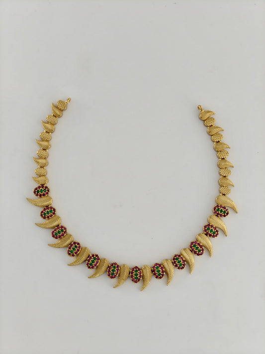 Mehandi Antique Necklace