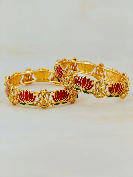 Trending Lotus and Lakshmi Bangles