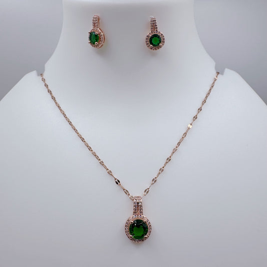 Beautiful Pendant Chain & Earring Set