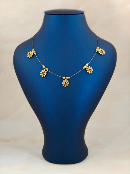 Beautiful A D Stone Invisible Necklace