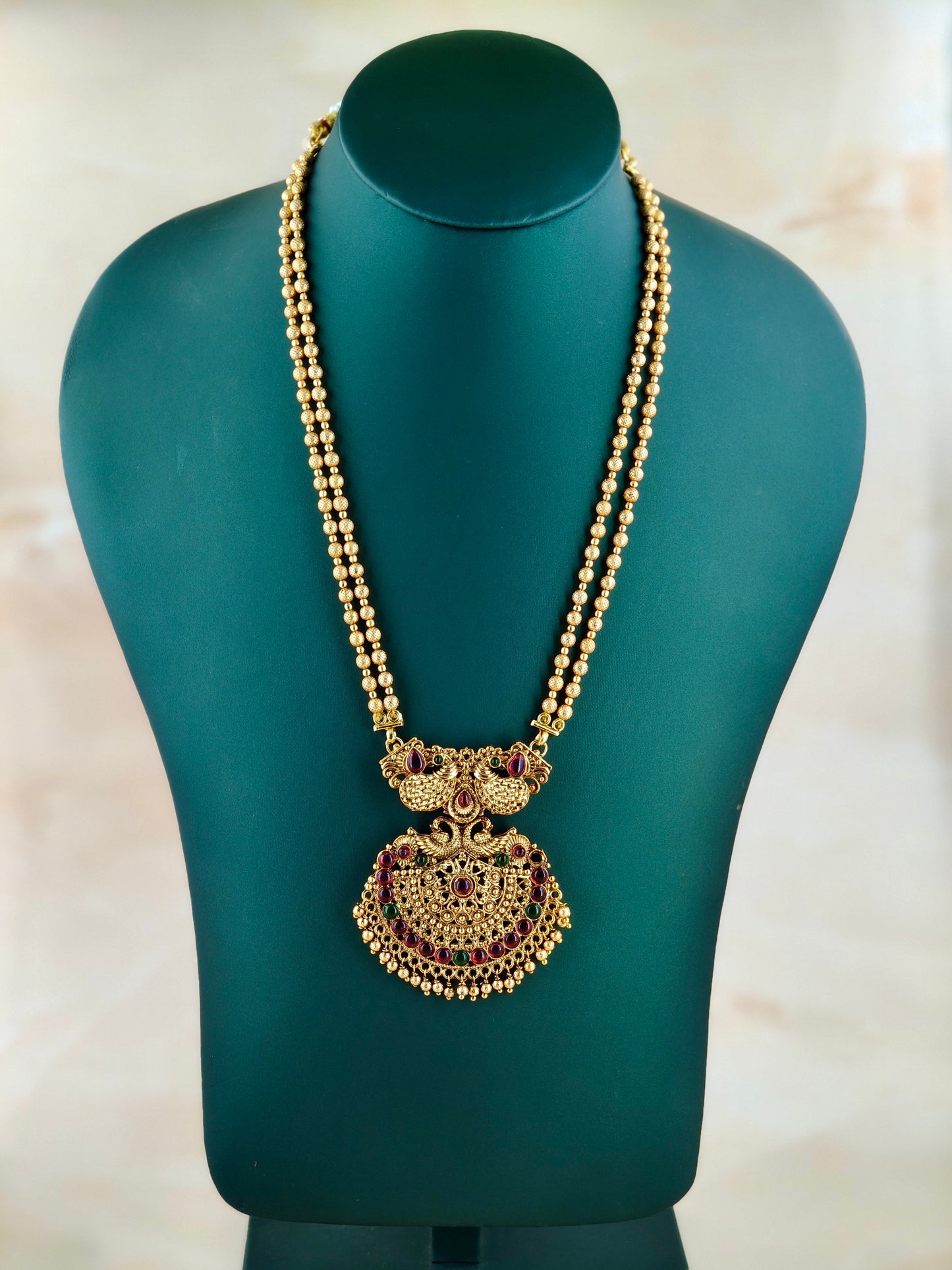 Peacock Pendant Haaram