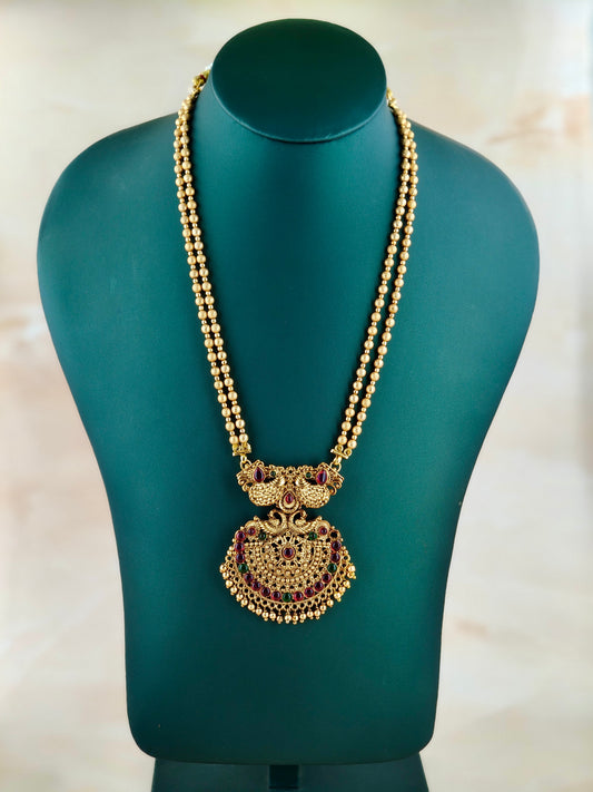 Peacock Pendant Haaram
