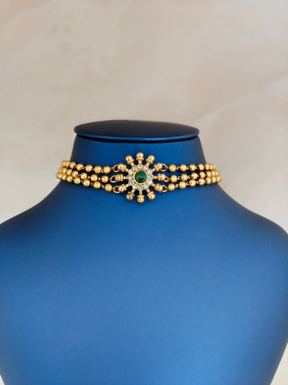 Flower Pendant Choker