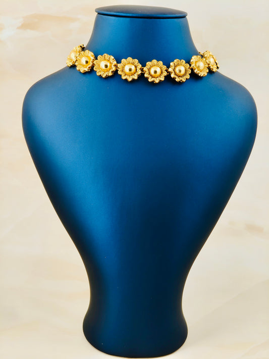 Beautiful Antique Flower design Choker